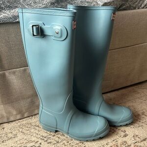 Blue Hunter Rain Boots
